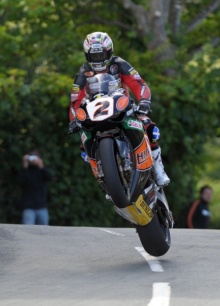 John McGuinness at the Isle of Man TT